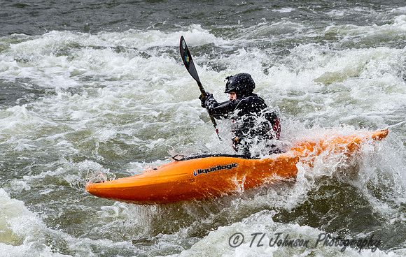 Kayaking the James River Rapids